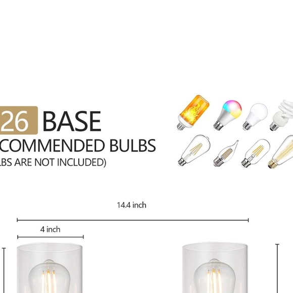 Gold Light Fixture - Picture 8 of 10